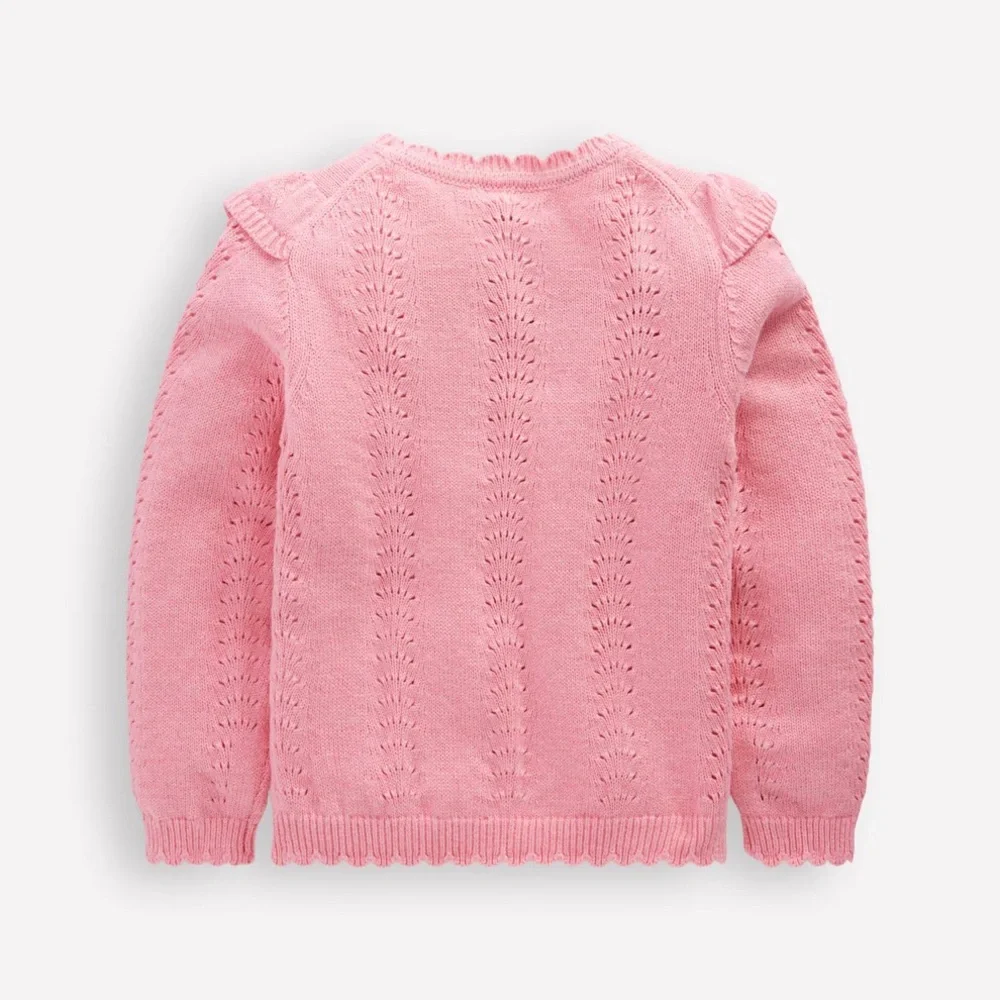 Boden Embroidered Pointelle Sweater